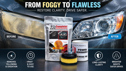 Best Headlight Restoration Kit: How to Clear Foggy, Yellowed Headlights