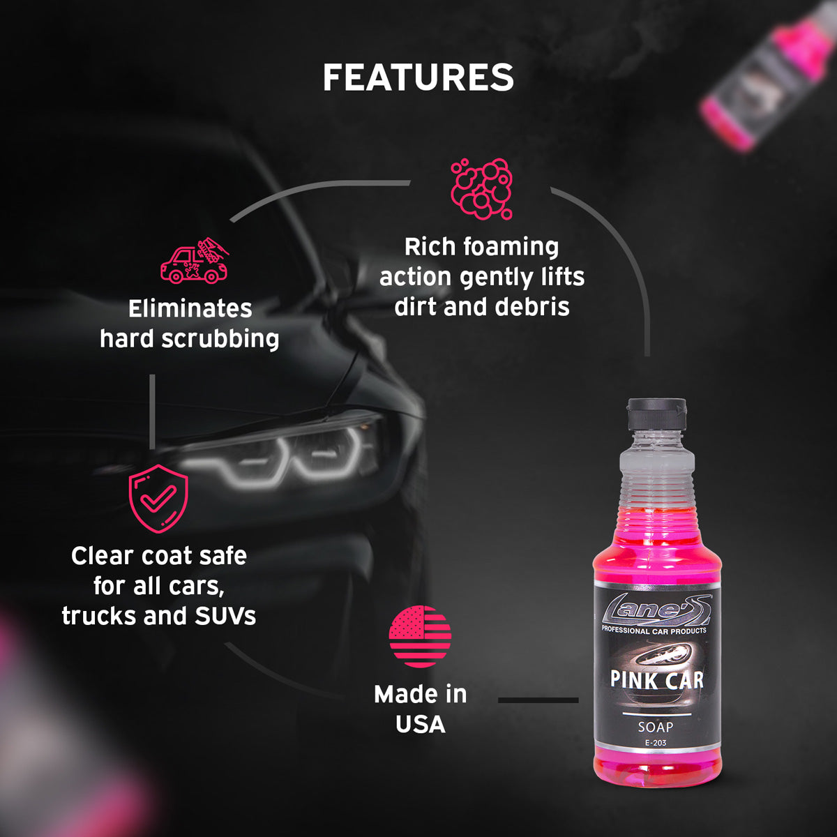 Pink Car Shampoo