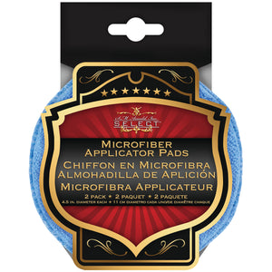 Microfiber Round Wax Applicator 2 Pack
