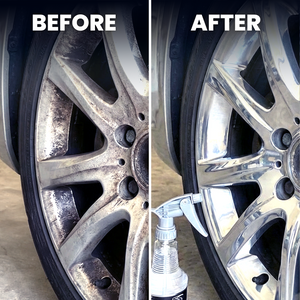 Aluminum Wheel Cleaner & Brightener – Eliminates Rust, Brake Dust & Oxidation
