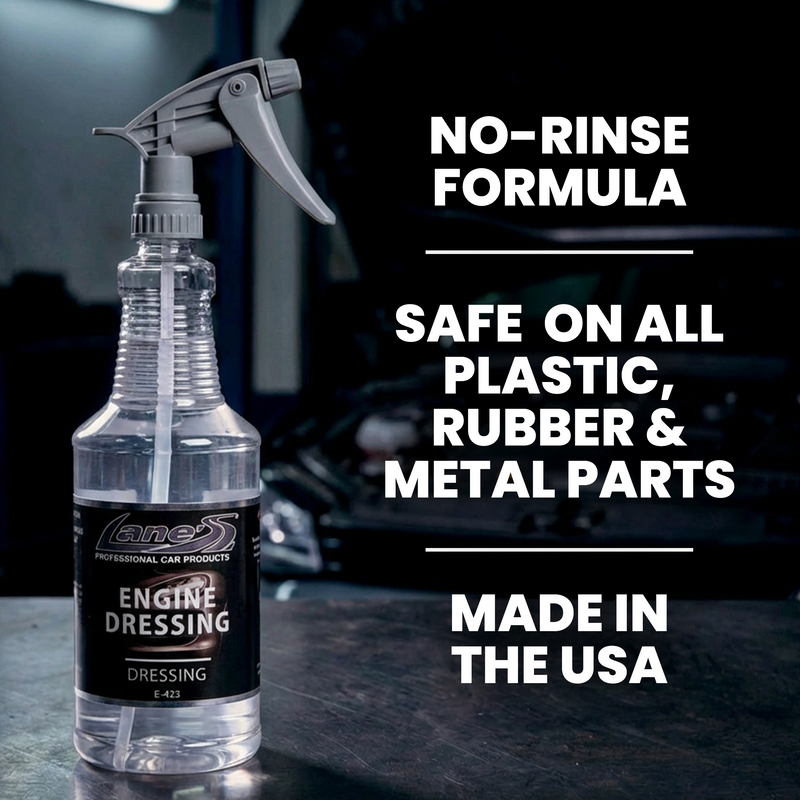 Engine Dressing – Dust-Resistant Shine & Rubber Protection