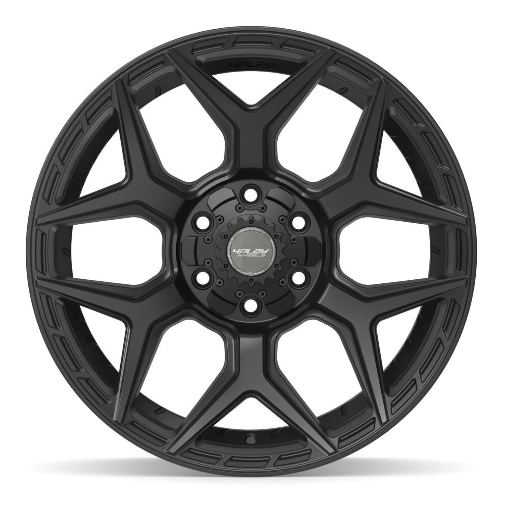 4PLAY 4P06 20x9 6x135 + 6x139.7 0et Satin Black Wheel