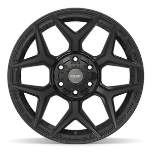 4PLAY 4P06 20x10 6x135 + 6x139.7 -18et Satin Black Wheel