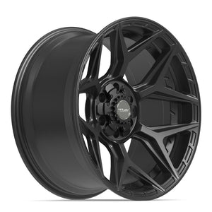 4PLAY 4P06 20x10 6x135 + 6x139.7 -18et Satin Black Wheel