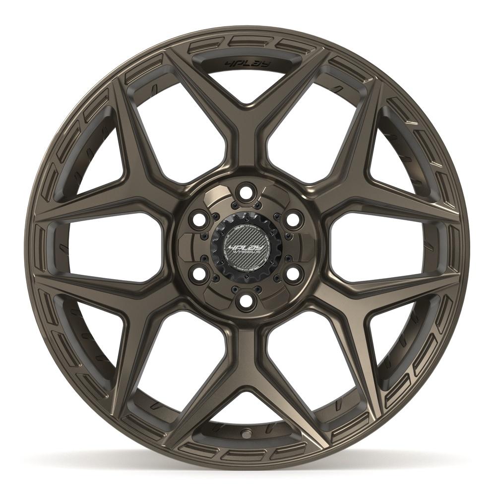 4PLAY 4P06 20x10 6x135 + 6x139.7 -18et Satin Bronze Wheel