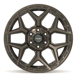 4PLAY 4P06 20x10 6x135 + 6x139.7 -18et Satin Bronze Wheel