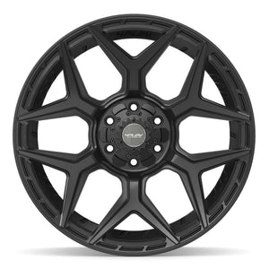4PLAY 4P06 22x9 6x135 + 6x139.7 12et Satin Black Wheel