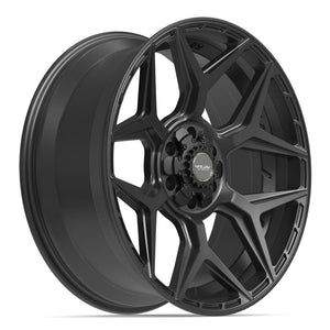 4PLAY 4P06 22x9 6x135 + 6x139.7 12et Satin Black Wheel