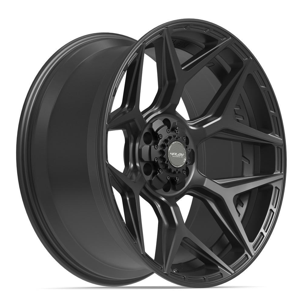 4PLAY 4P06 22x10 6x135 + 6x139.7 -18et Satin Black Wheel
