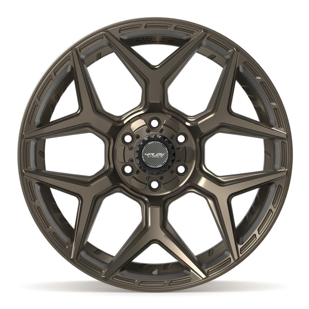 4PLAY 4P06 22x10 6x135 + 6x139.7 -18et Satin Bronze Wheel