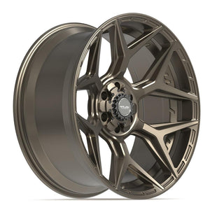 4PLAY 4P06 22x10 6x135 + 6x139.7 -18et Satin Bronze Wheel
