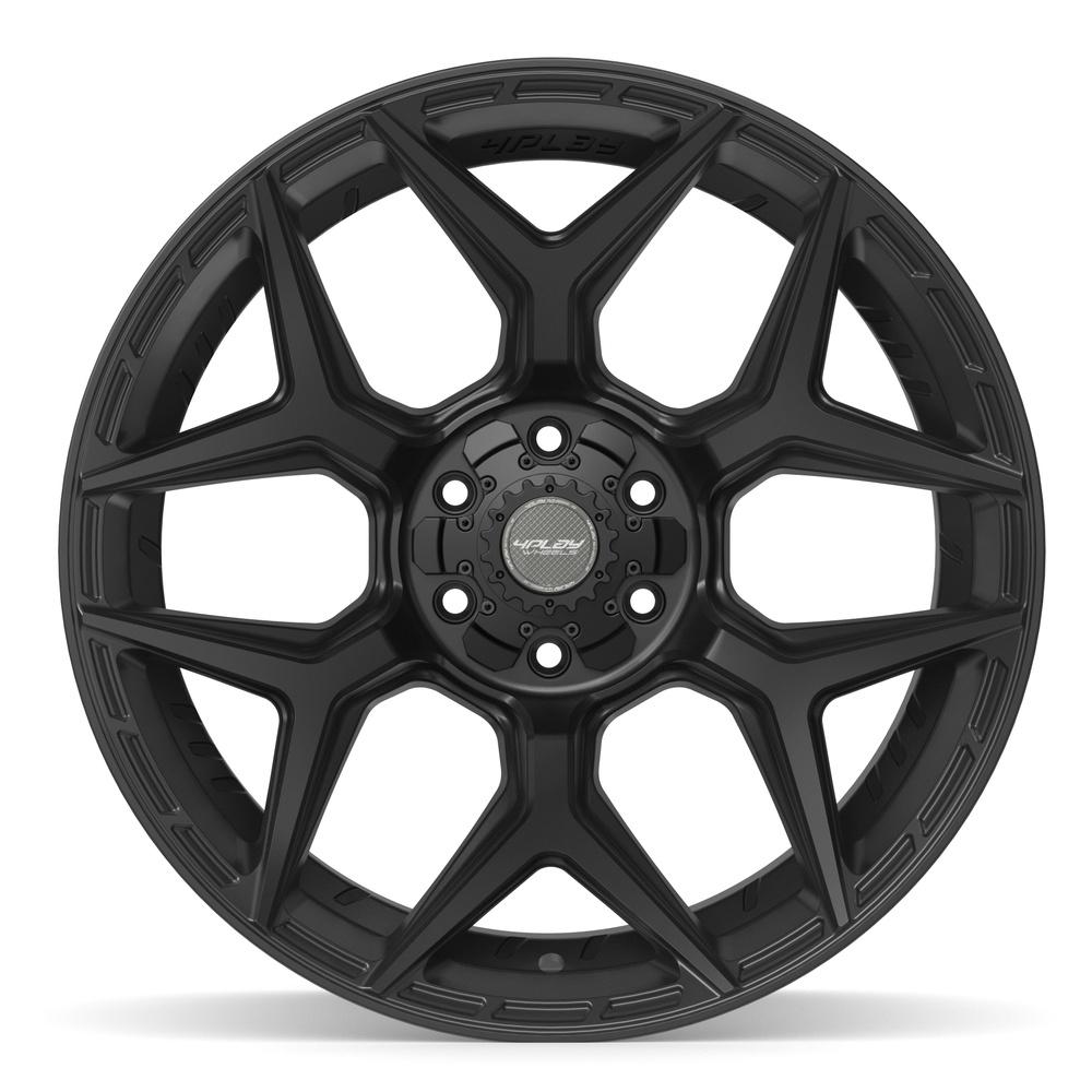 4PLAY 4P06 22x12 6x135 + 6x139.7 -44et Satin Black Wheel