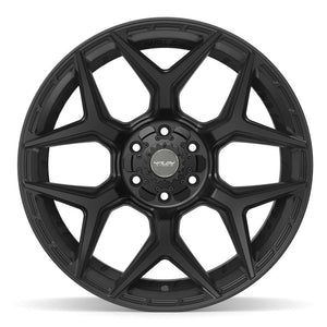 4PLAY 4P06 22x12 6x135 + 6x139.7 -44et Satin Black Wheel