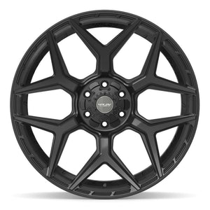 4PLAY 4P06 24x10 6x135 + 6x139.7 18et Satin Black Wheel