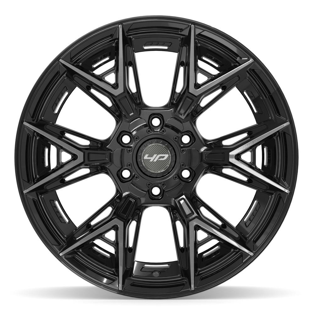 4PLAY 4P40 20x10 6x135 + 6x139.7 -18et Gloss Black Brushed with Tinted Clear Wheel
