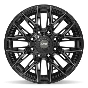 4PLAY 4P40 20x10 8x170 -18et Gloss Black Brushed with Tinted Clear Wheel