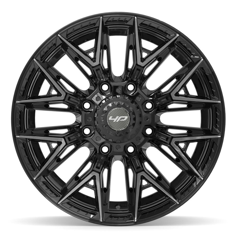 4PLAY 4P40 20x10 8x165.1 -18et Gloss Black Brushed with Tinted Clear Wheel