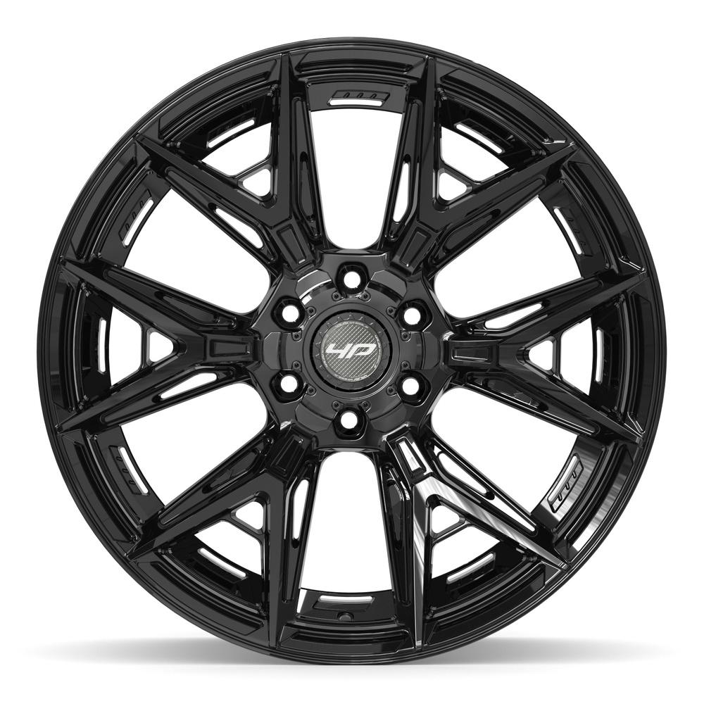 4PLAY 4P40 22x10 6x135 + 6x139.7 -18et Gloss Black Wheel