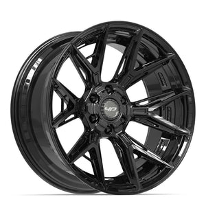 4PLAY 4P40 22x10 6x135 + 6x139.7 -18et Gloss Black Wheel