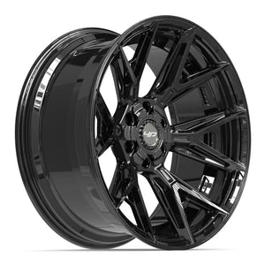 4PLAY 4P40 22x10 6x135 + 6x139.7 -18et Gloss Black Wheel