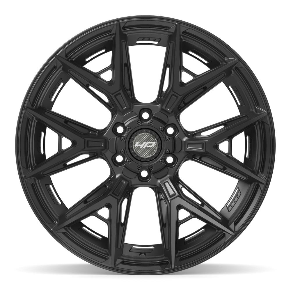 4PLAY 4P40 22x10 6x135 + 6x139.7 -18et Satin Black Wheel
