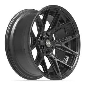 4PLAY 4P40 22x10 6x135 + 6x139.7 -18et Satin Black Wheel
