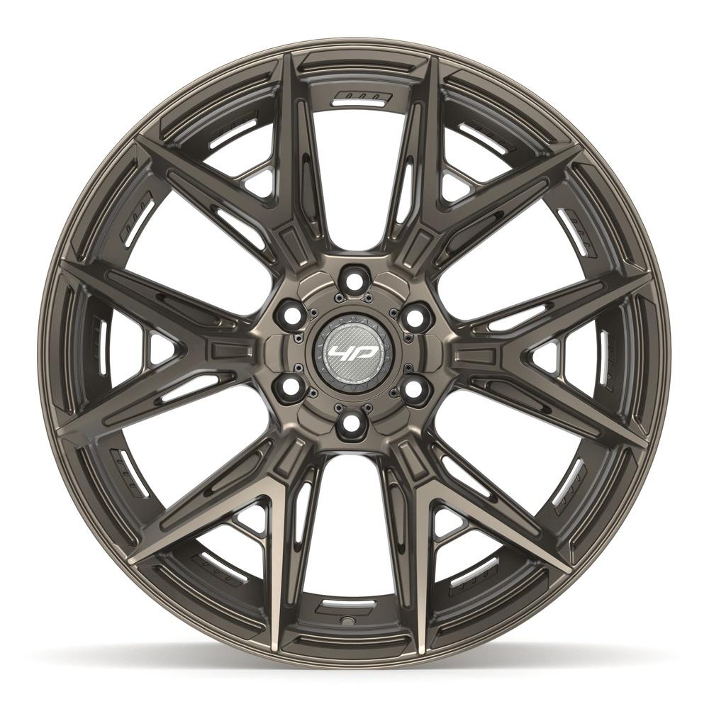 4PLAY 4P40 22x10 6x135 + 6x139.7 -18et Satin Bronze Wheel