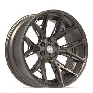 4PLAY 4P40 22x10 6x135 + 6x139.7 -18et Satin Bronze Wheel