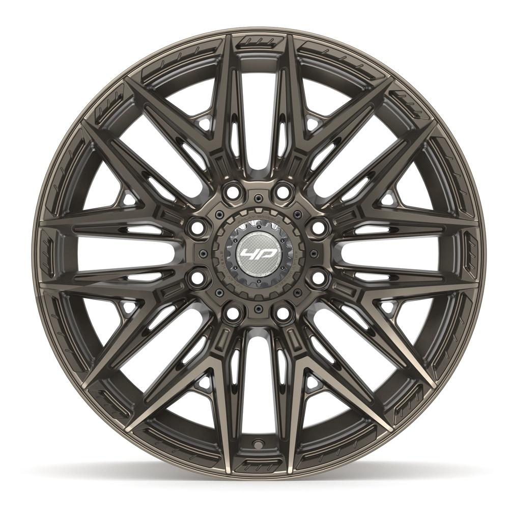 4PLAY 4P40 22x10 8x180 -18et Satin Bronze Wheel