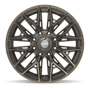 4PLAY 4P40 22x10 8x180 -18et Satin Bronze Wheel