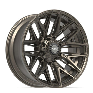4PLAY 4P40 22x10 8x180 -18et Satin Bronze Wheel
