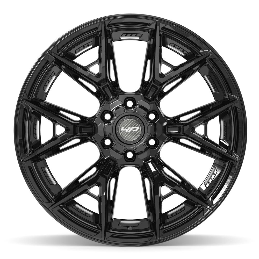4PLAY 4P40 22x12 6x135 + 6x139.7 -44et Gloss Black Wheel