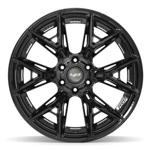 4PLAY 4P40 22x12 6x135 + 6x139.7 -44et Gloss Black Wheel