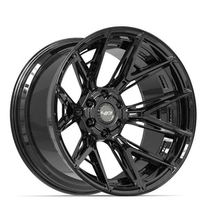 4PLAY 4P40 22x12 6x135 + 6x139.7 -44et Gloss Black Wheel