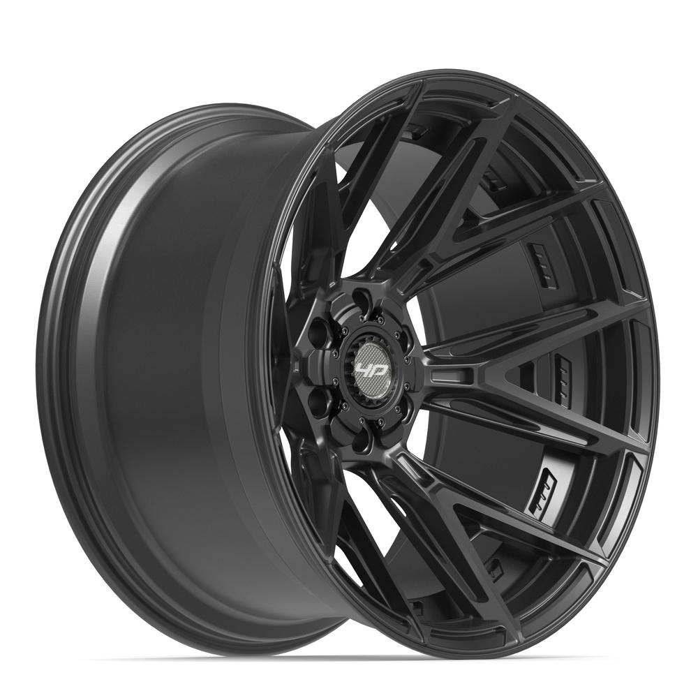 4PLAY 4P40 22x12 6x135 + 6x139.7 -44et Satin Black Wheel