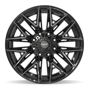 4PLAY 4P40 22x12 8x170 -44et Gloss Black Brushed with Tinted Clear Wheel