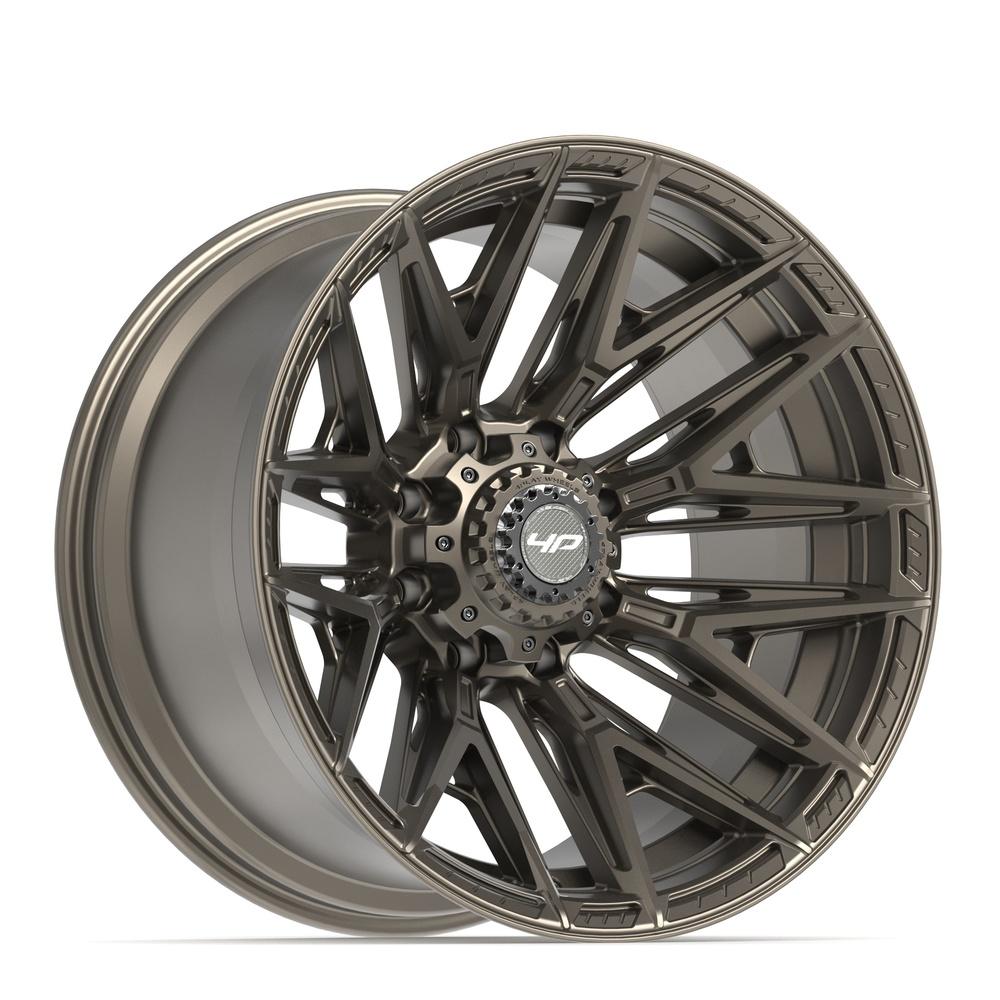 4PLAY 4P40 22x12 8x180 -44et Satin Bronze Wheel