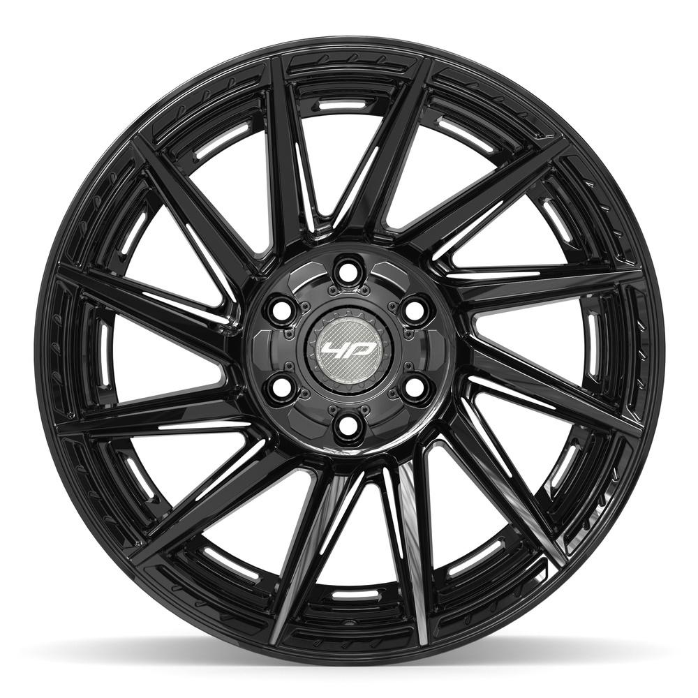 4PLAY 4P42 20x10 6x135 + 6x139.7 -18et Gloss Black Wheel