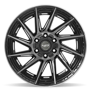 4PLAY 4P42 20x10 6x135 + 6x139.7 -18et Gloss Black Brushed with Tinted Clear Wheel
