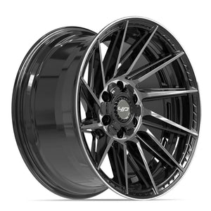 4PLAY 4P42 20x10 6x135 + 6x139.7 -18et Gloss Black Brushed with Tinted Clear Wheel