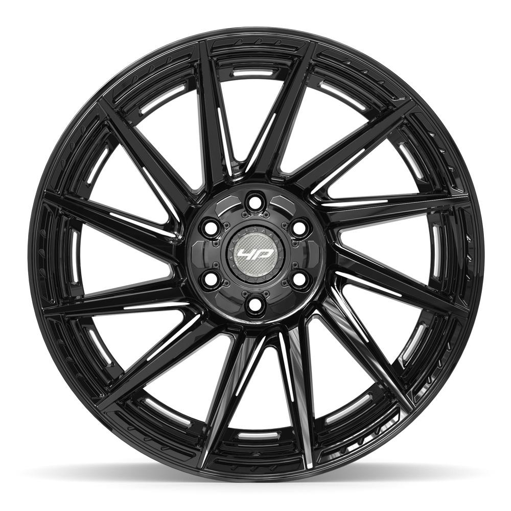 4PLAY 4P42 22x10 6x135 + 6x139.7 -18et Gloss Black Wheel