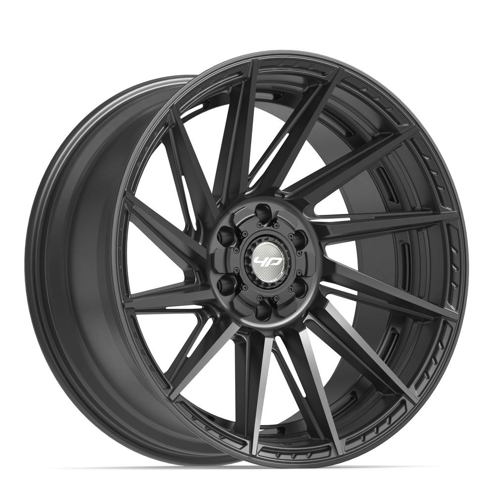 4PLAY 4P42 22x10 6x135 + 6x139.7 -18et Satin Black Wheel