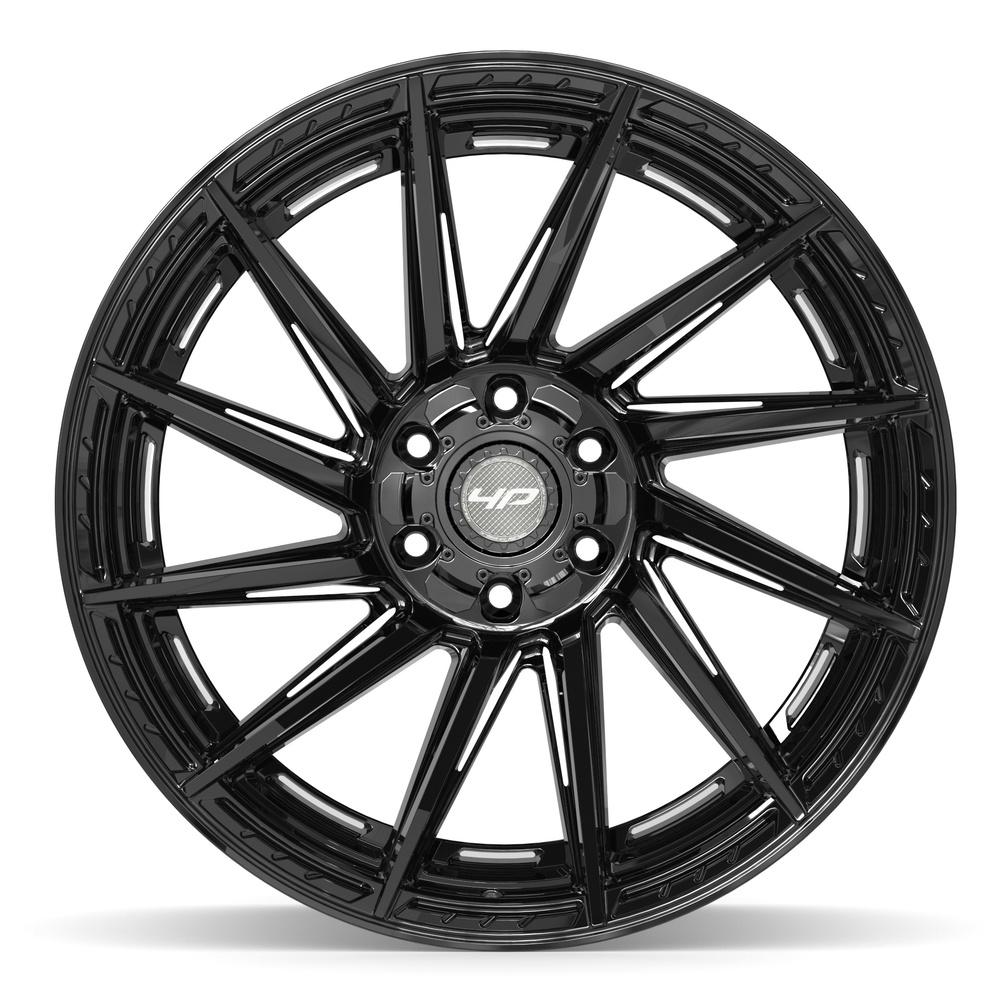 4PLAY 4P42 22x12 6x135 + 6x139.7 -44et Gloss Black Wheel