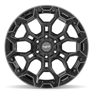 4PLAY 4P43 20x10 6x135 + 6x139.7 -18et Gloss Black Brushed with Tinted Clear Wheel