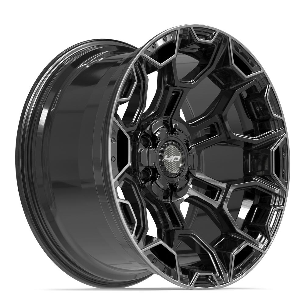 4PLAY 4P43 20x10 6x135 + 6x139.7 -18et Gloss Black Brushed with Tinted Clear Wheel