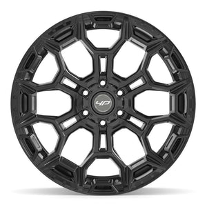 4PLAY 4P43 22x10 6x135 + 6x139.7 -18et Gloss Black Wheel
