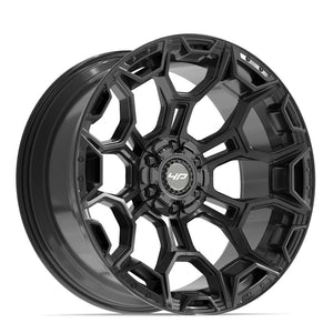 4PLAY 4P43 22x10 6x135 + 6x139.7 -18et Gloss Black Wheel