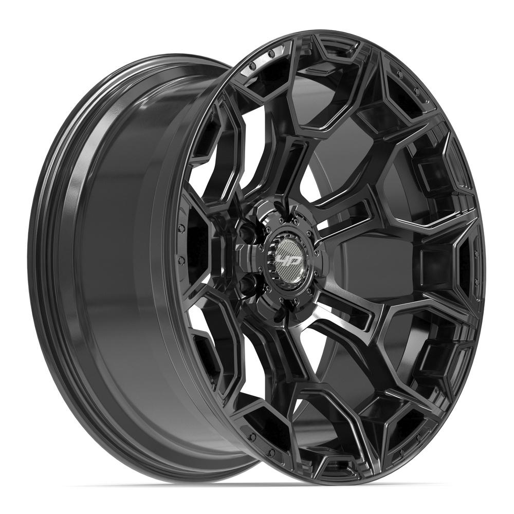 4PLAY 4P43 22x10 6x135 + 6x139.7 -18et Gloss Black Wheel