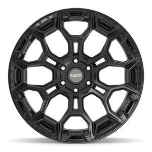 4PLAY 4P43 22x10 6x135 + 6x139.7 -18et Satin Black Wheel