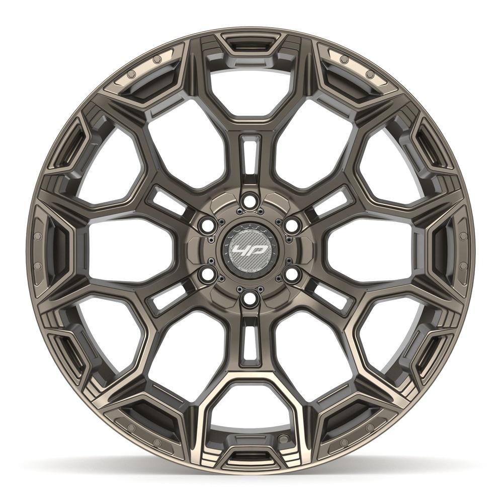 4PLAY 4P43 22x10 6x135 + 6x139.7 -18et Satin Bronze Wheel
